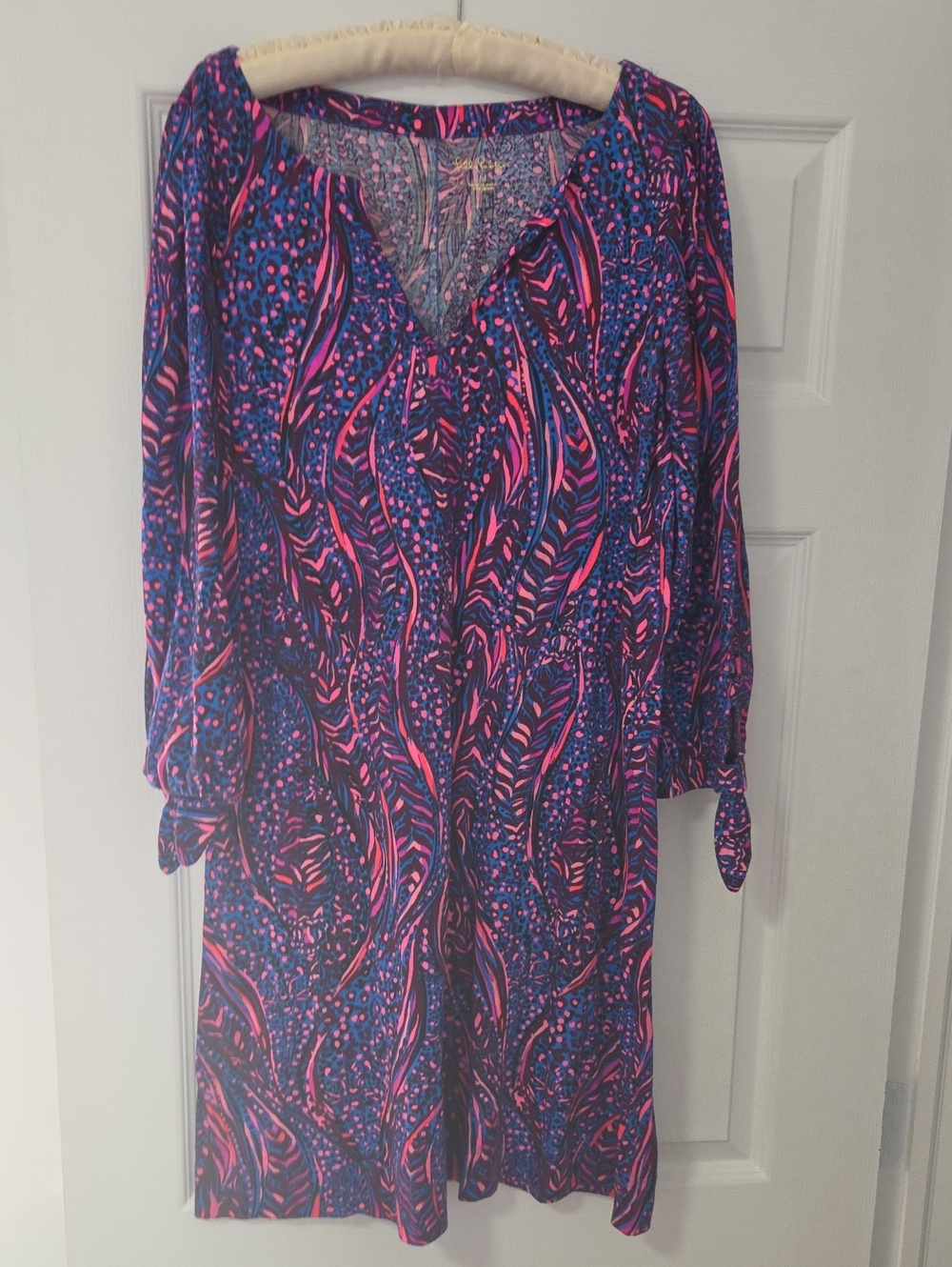 Lilly Pulitzer Pink & Blue Printed Dress